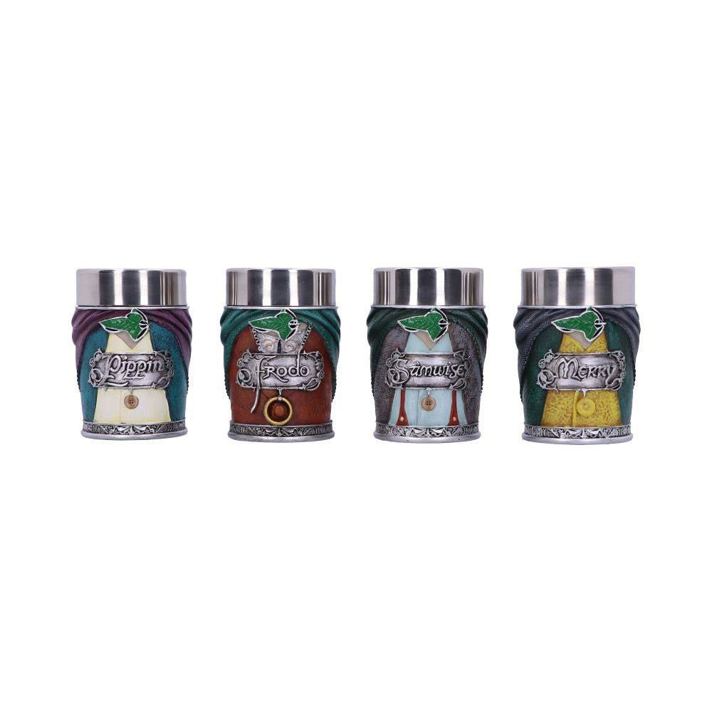 Lord of the Rings Shotglass 4-Pack Hobbits - MangaShop.ro