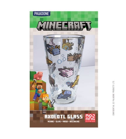 Minecraft Pint Glass Axolotl - MangaShop.ro
