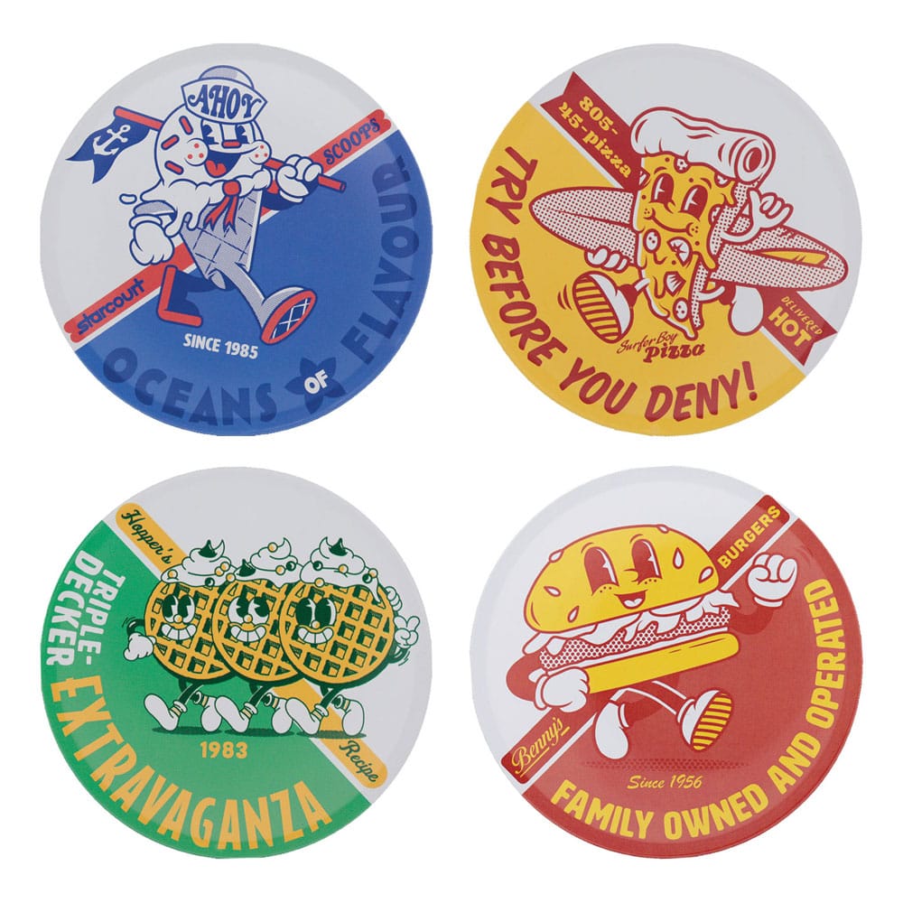 Stranger Things Coaster 4-Pack - MangaShop.ro