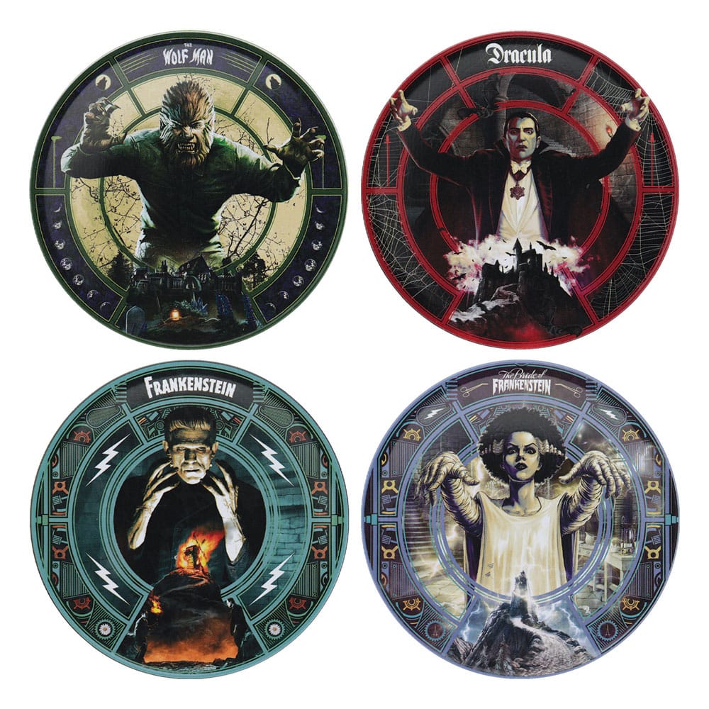 Universal Monsters Coaster 4-Pack - MangaShop.ro