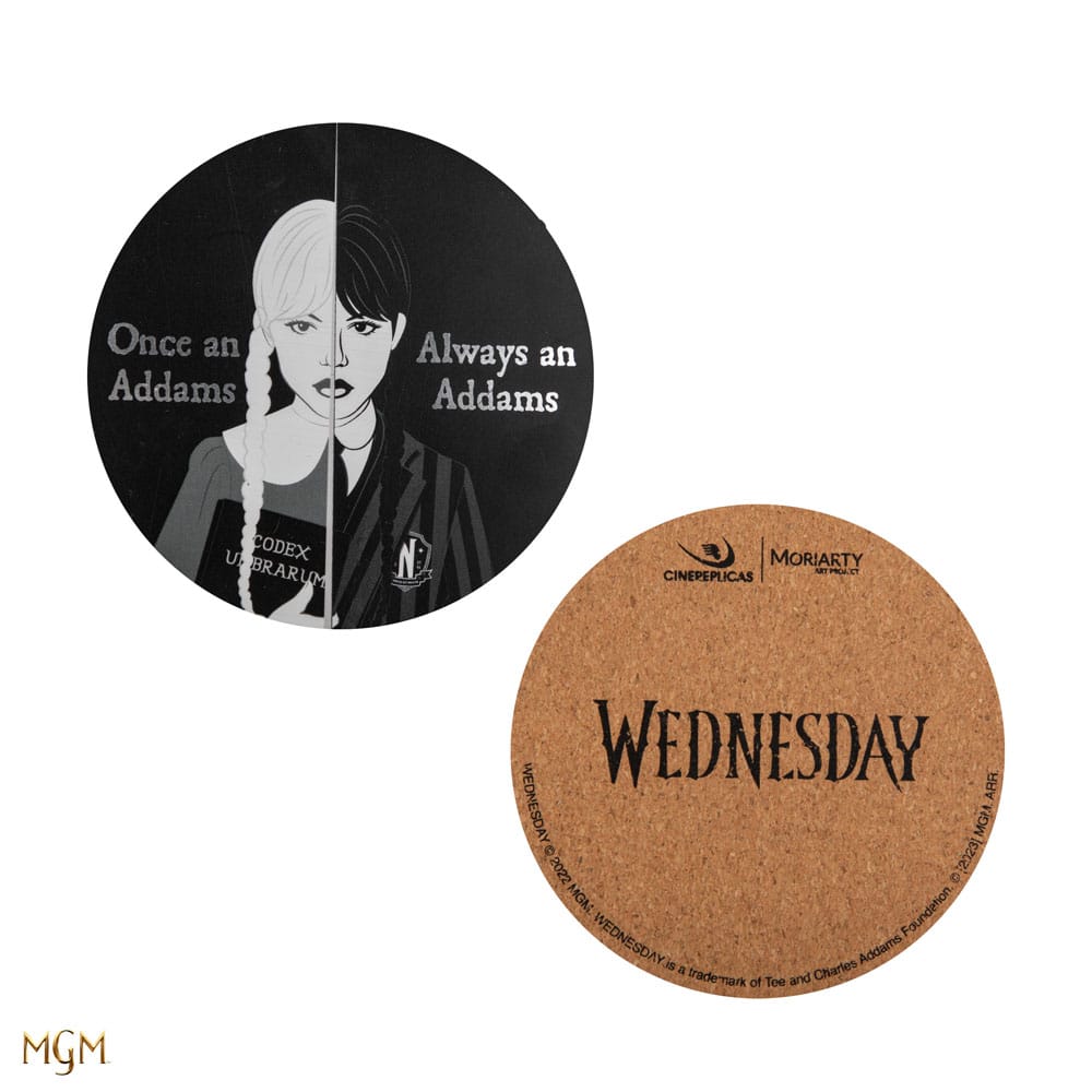 Wednesday Coaster 4-Pack - MangaShop.ro