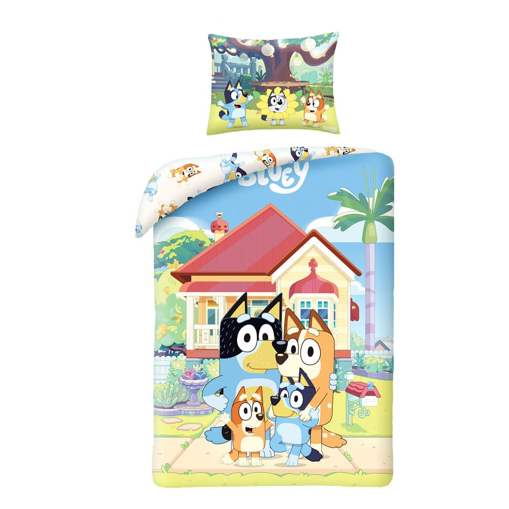 Bluey Duvet Set Ver. 1 140 x 200 cm / 70 x 90 cm - MangaShop.ro