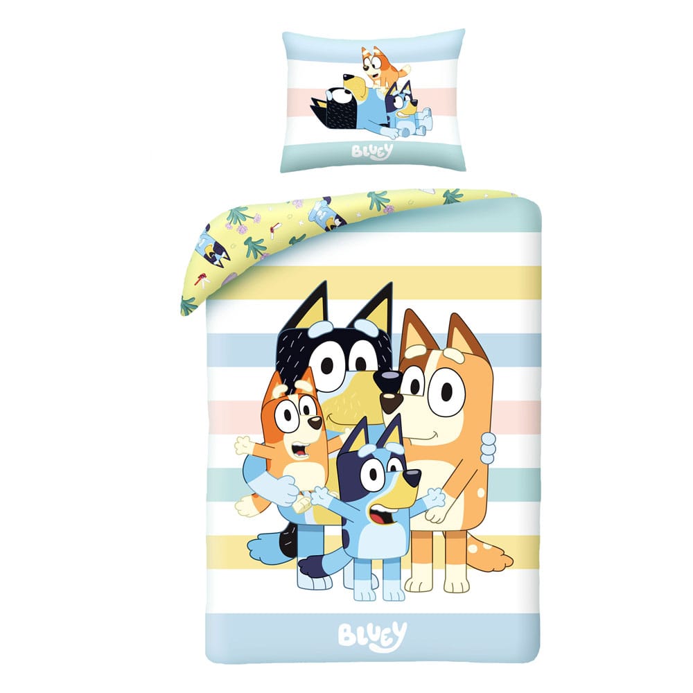 Bluey Duvet Set Ver. 2 140 x 200 cm / 70 x 90 cm - MangaShop.ro