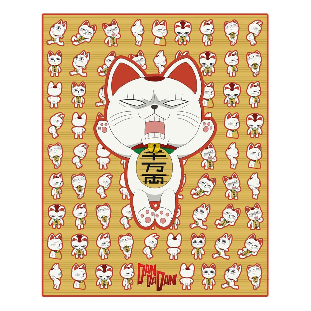 Dandadan blanket Turbo Granny (Maneki-neko) 120 x 153 cm - MangaShop.ro