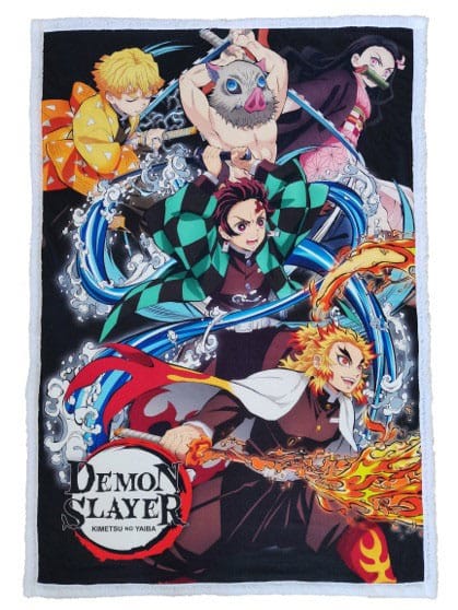 Demon Slayer: Kimetsu no Yaiba Fleece Blanket 100 x 150 cm - MangaShop.ro