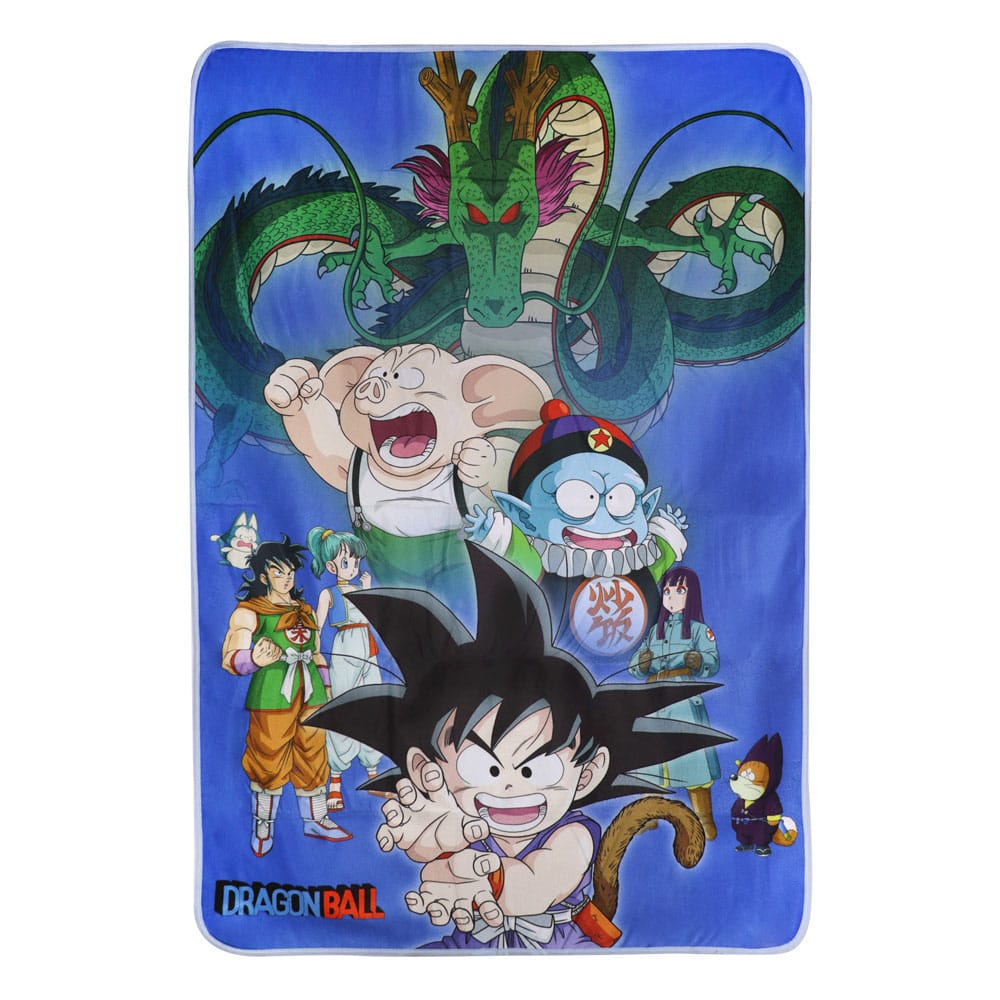 Dragon Ball Fleece Blanket Shenron and Heroes 100 x 150 cm - MangaShop.ro