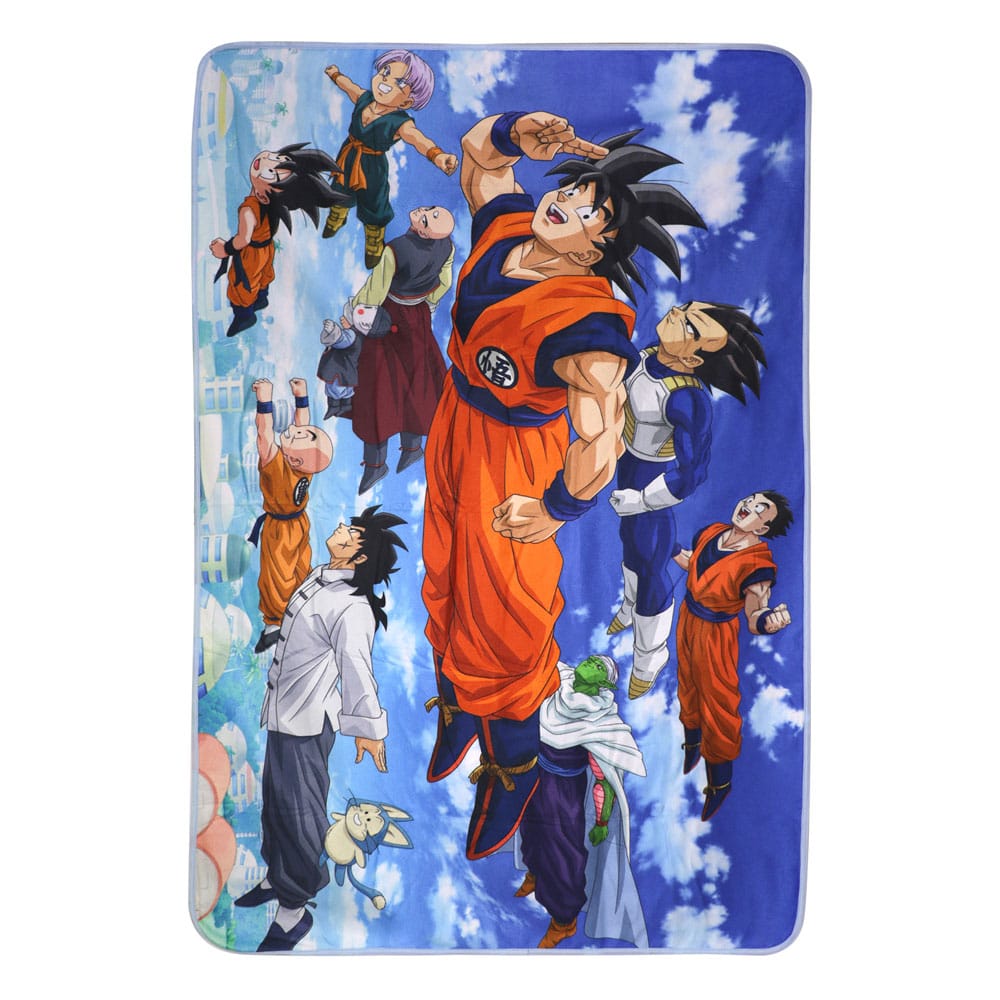 Dragon Ball Super Fleece Blanket Universe Survival Heroes 100 x 150 cm - MangaShop.ro