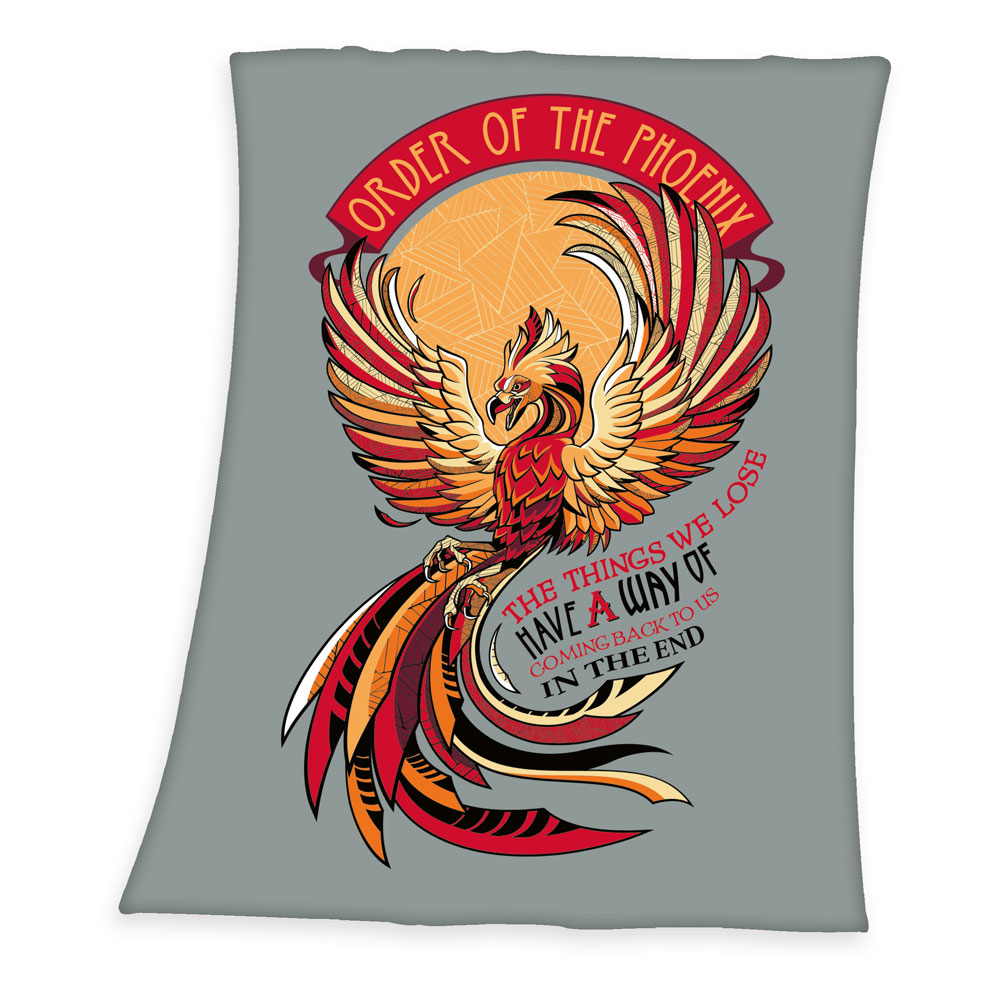 Harry Potter Fleece Blanket Order Of The Phoenix 130 x 170 cm - MangaShop.ro