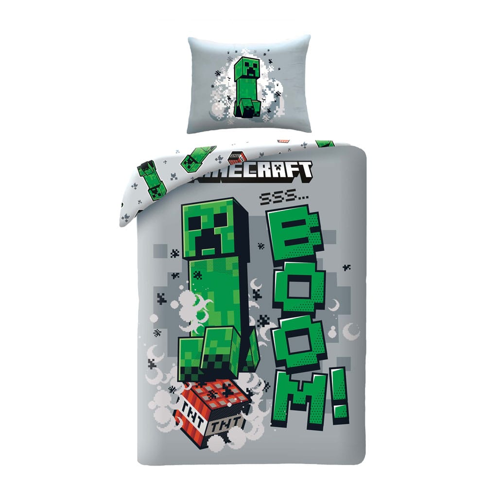 Minecraft Duvet Set Ver. 2 140 x 200 cm / 70 x 90 cm - MangaShop.ro