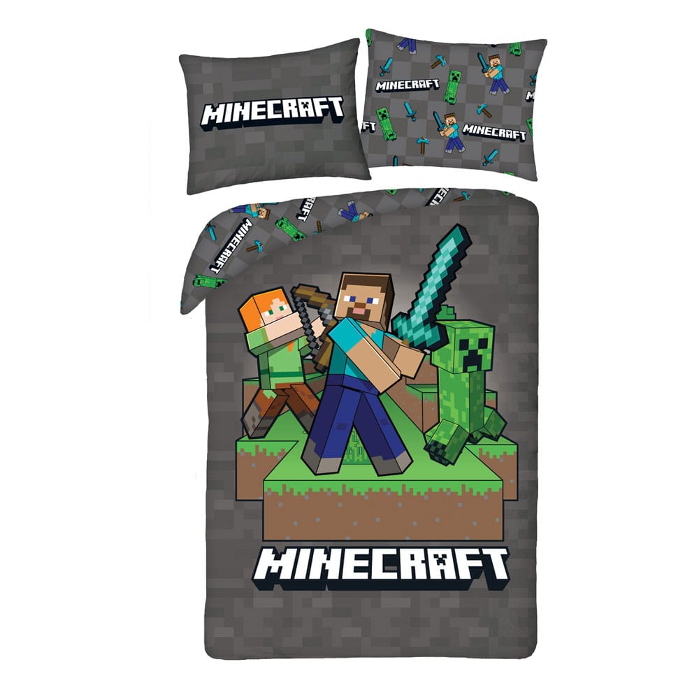 Minecraft Duvet Set Ver. 4 140 x 200 cm / 70 x 90 cm - MangaShop.ro