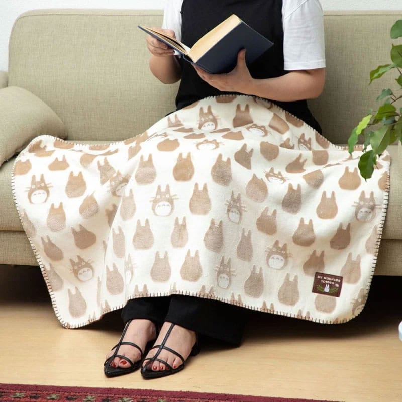 My Neighbor Totoro Opalised Blanket Totoro silhouette 70 x 100 cm - MangaShop.ro