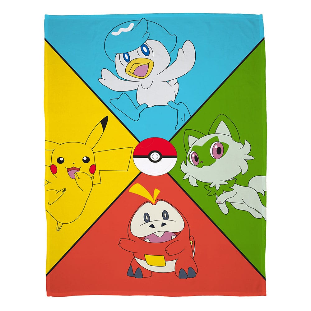 Pokemon blanket 4 Colours 130 x 170 cm - MangaShop.ro