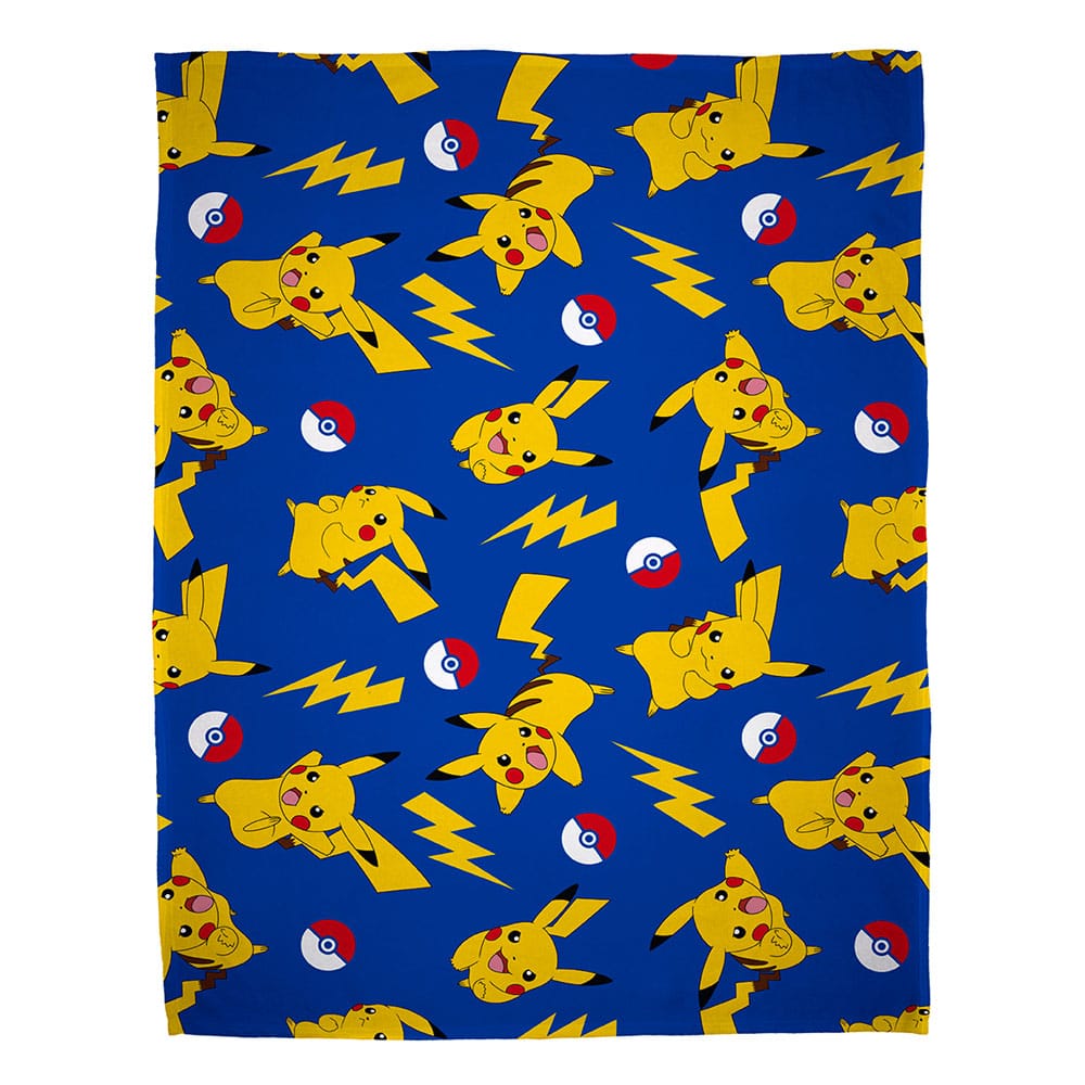 Pokemon blanket Pikachu Allover Print  130 x 170 cm - MangaShop.ro