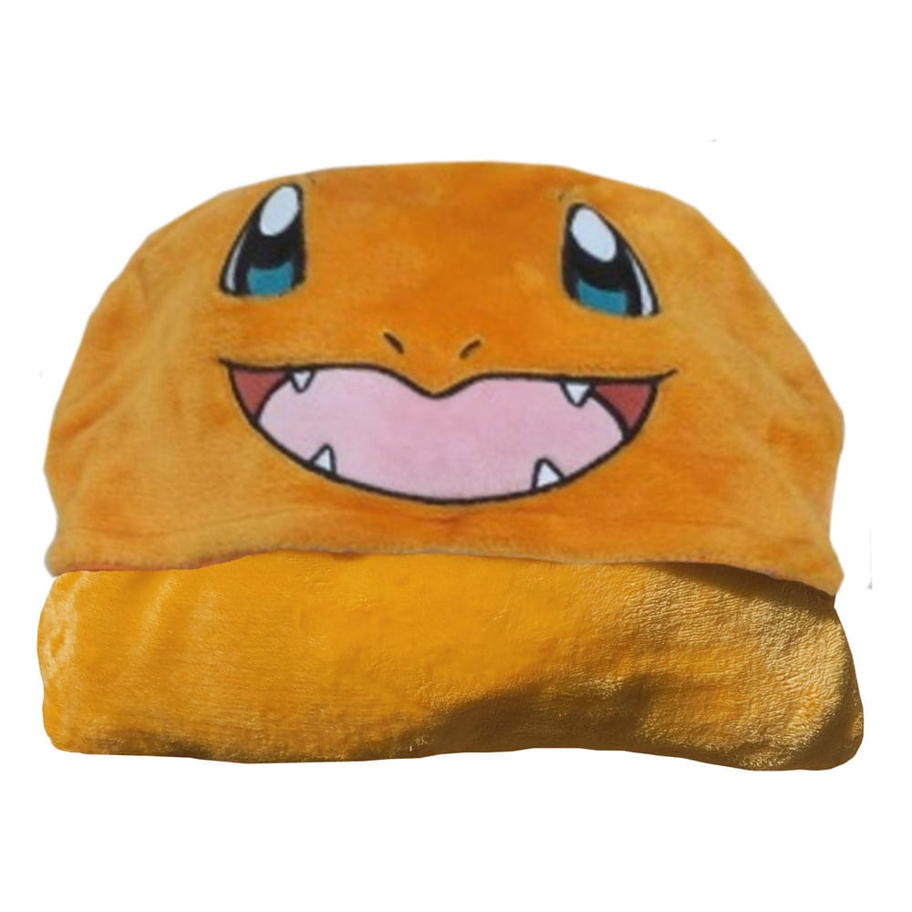 Pokemon Coral Hooded Blanket Charmander 120 x 150 cm - MangaShop.ro