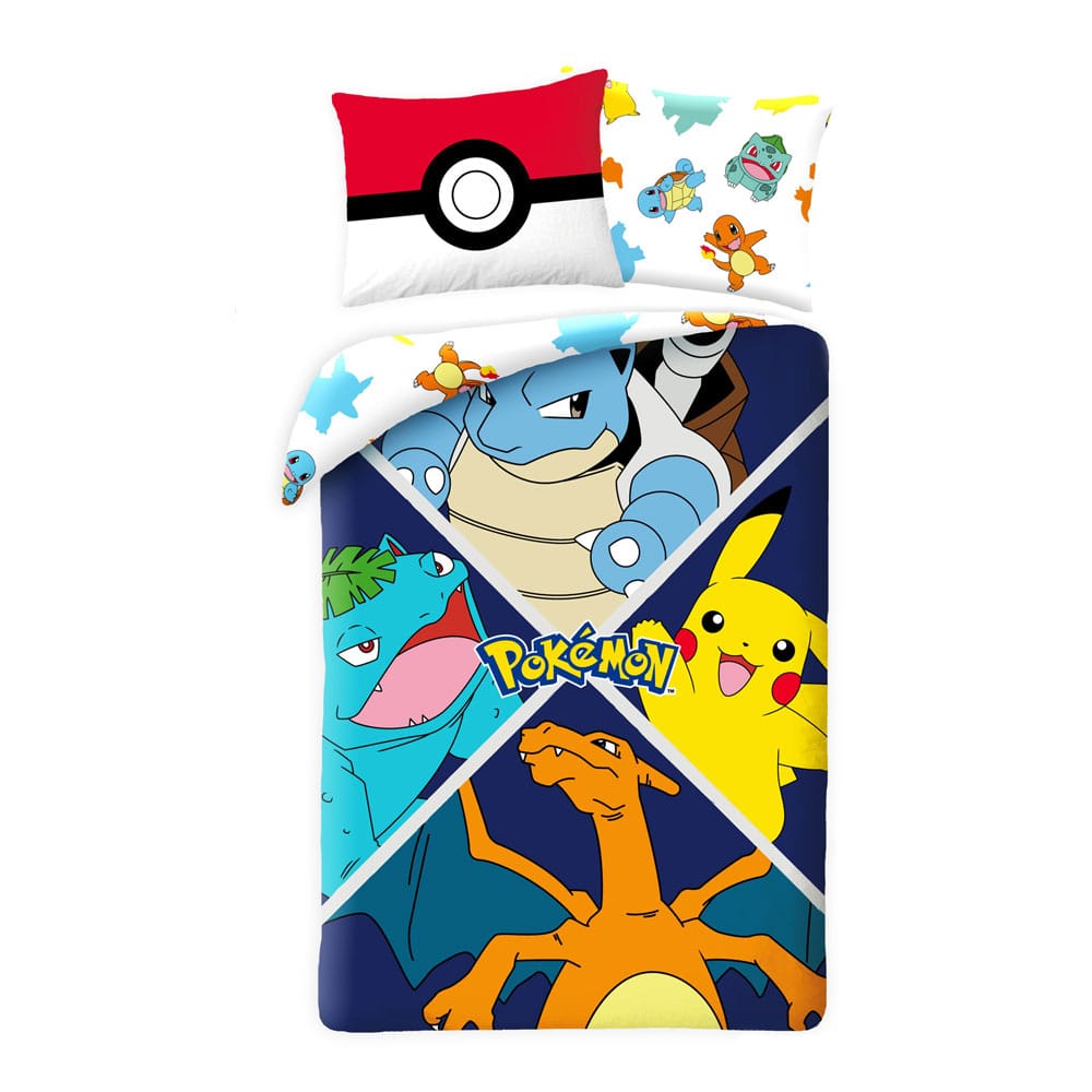 Pokemon Duvet Set Ver. 1 140 x 200 cm / 70 x 90 cm - MangaShop.ro
