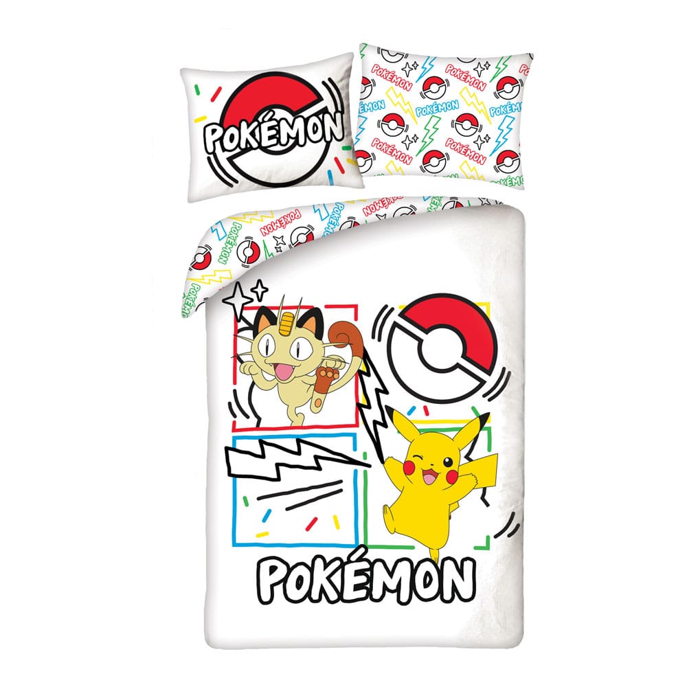 Pokemon Duvet Set Ver. 13 140 x 200 cm / 70 x 90 cm - MangaShop.ro