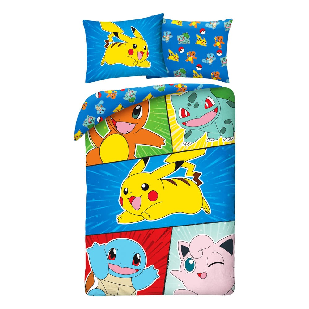 Pokemon Duvet Set Ver. 7 140 x 200 cm / 70 x 90 cm - MangaShop.ro