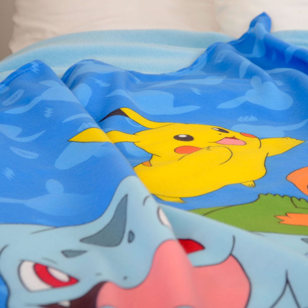 Pokemon Fleece Blanket Starter Pokemon 130 x 160 cm - MangaShop.ro