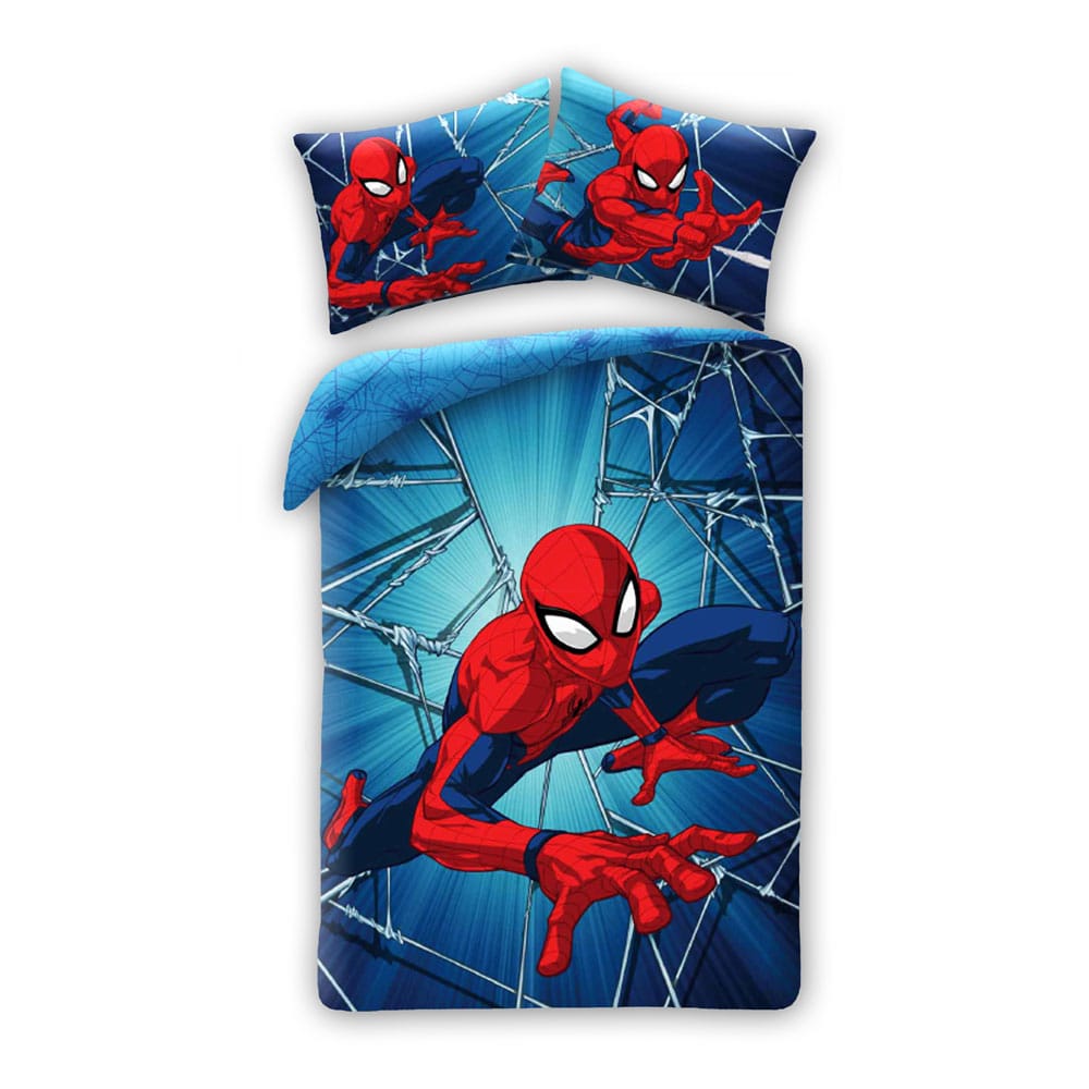 Spider-Man Duvet Set Spider-Man crawling 140 x 200 cm / 70 x 90 cm - MangaShop.ro