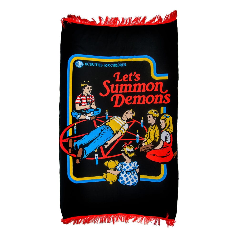 Steven Rhodes Knitted blanket Let's Summon Demons 160 x 102 cm - MangaShop.ro