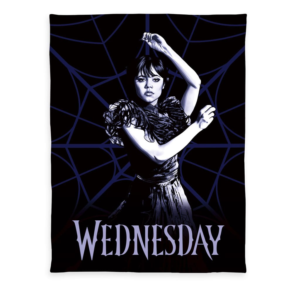 Wednesday Fleece Blanket 130 x 170 cm - MangaShop.ro