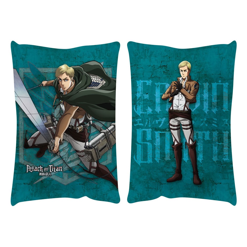 Attack on Titan Pillow Erwin Smith 50 x 35 cm - MangaShop.ro