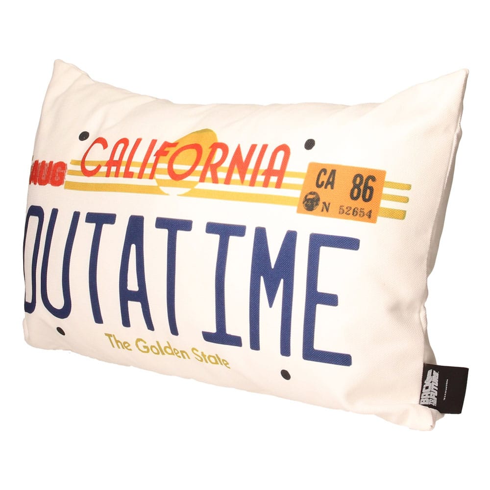 Back To The Future Pillow Out a Time 50 x 30 cm - MangaShop.ro