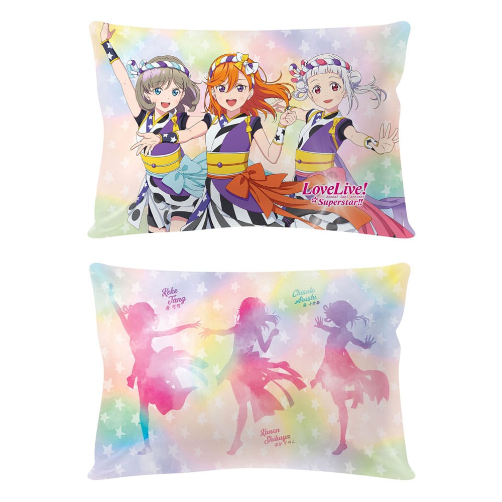 Love Live! Superstar!! Pillow Kissen Keke, Kanon, Chisato 50 x 35 cm - MangaShop.ro