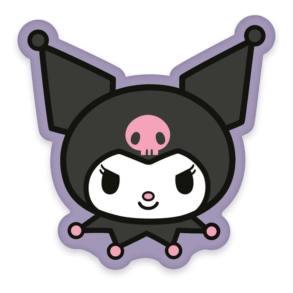 Sanrio Pillow Kuromi Face 36 cm - MangaShop.ro