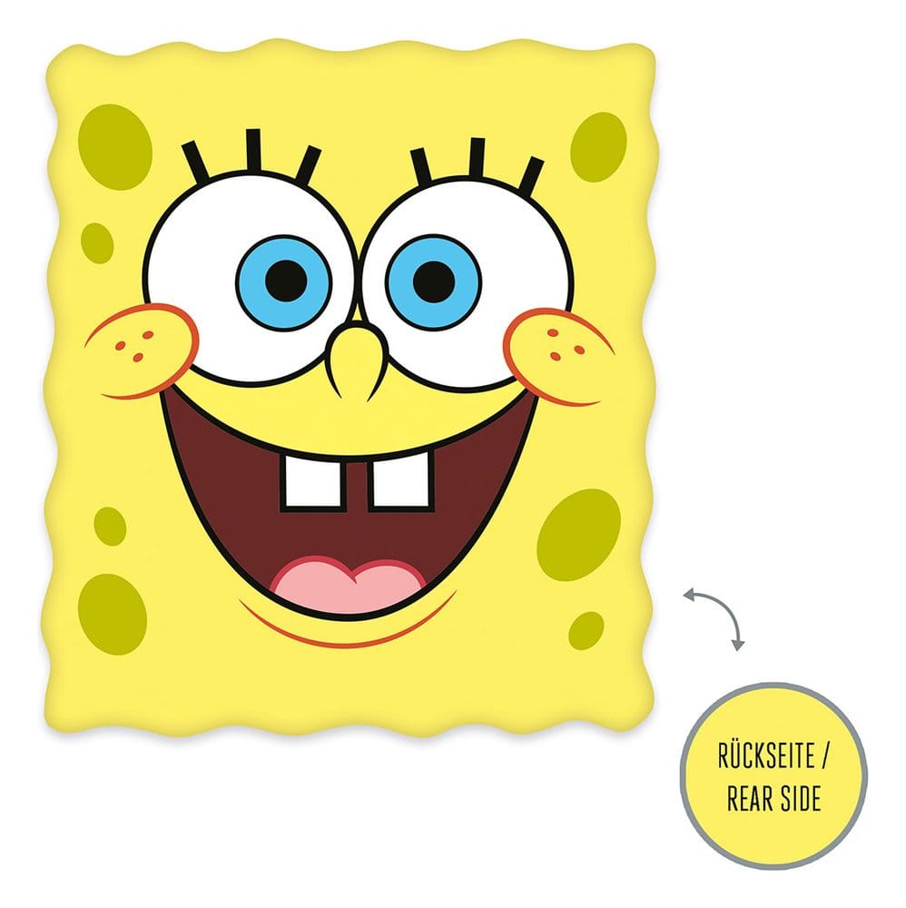 SpongeBob Pillow Spongbob Head 27 x 31 cm - MangaShop.ro