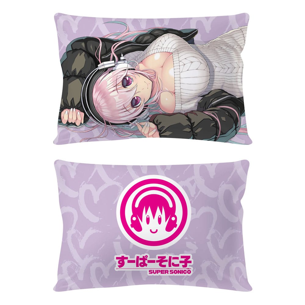 Super Sonico Pillow Super Sonico Laying Down 50 x 35 cm - MangaShop.ro