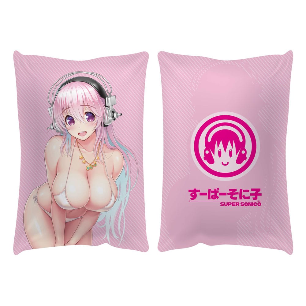 Super Sonico Pillow Super Sonico Swimsuit Version 50 x 35 cm - MangaShop.ro