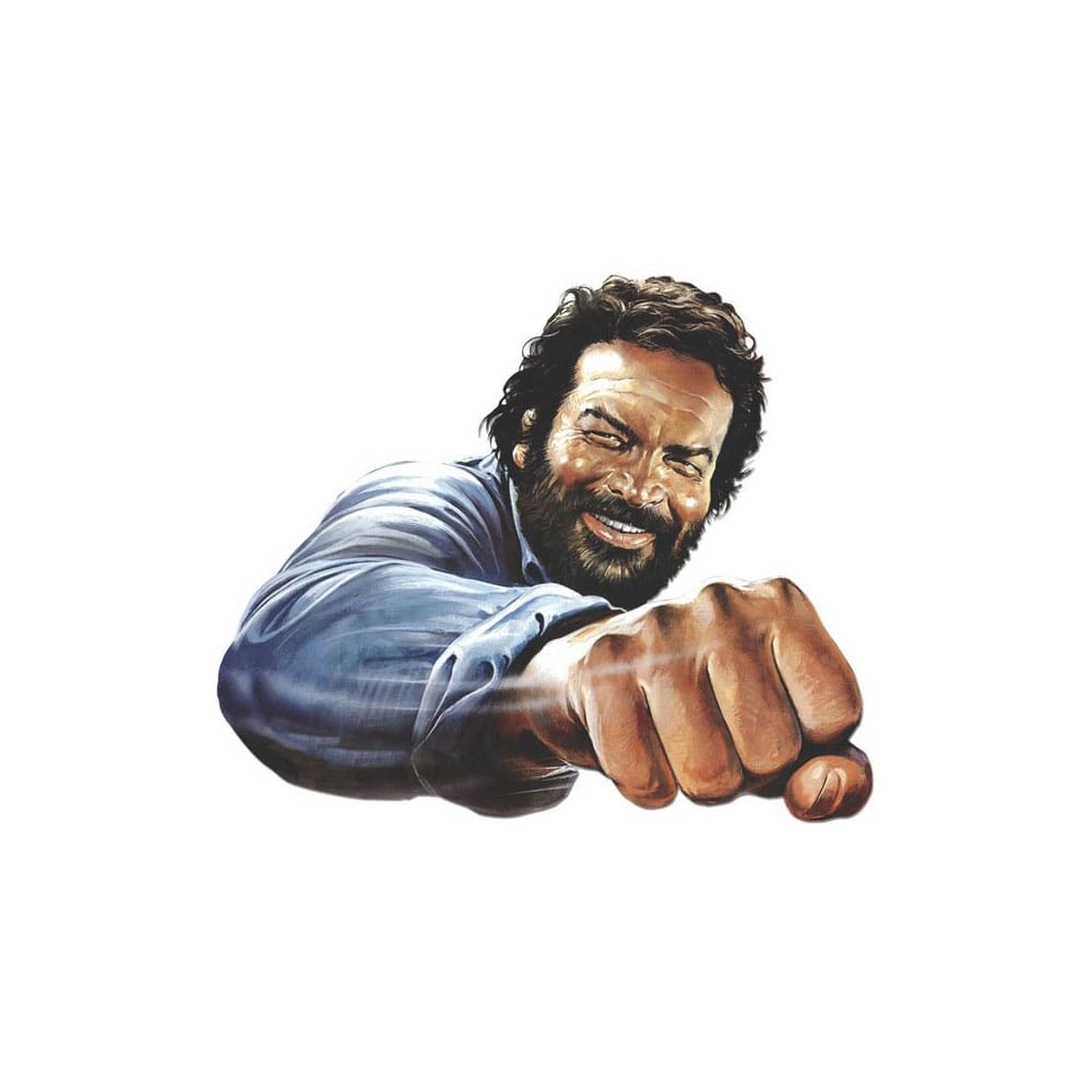 Bud Spencer 3D Tin Sign Bud Spencer Faust 45 x 45 cm - MangaShop.ro