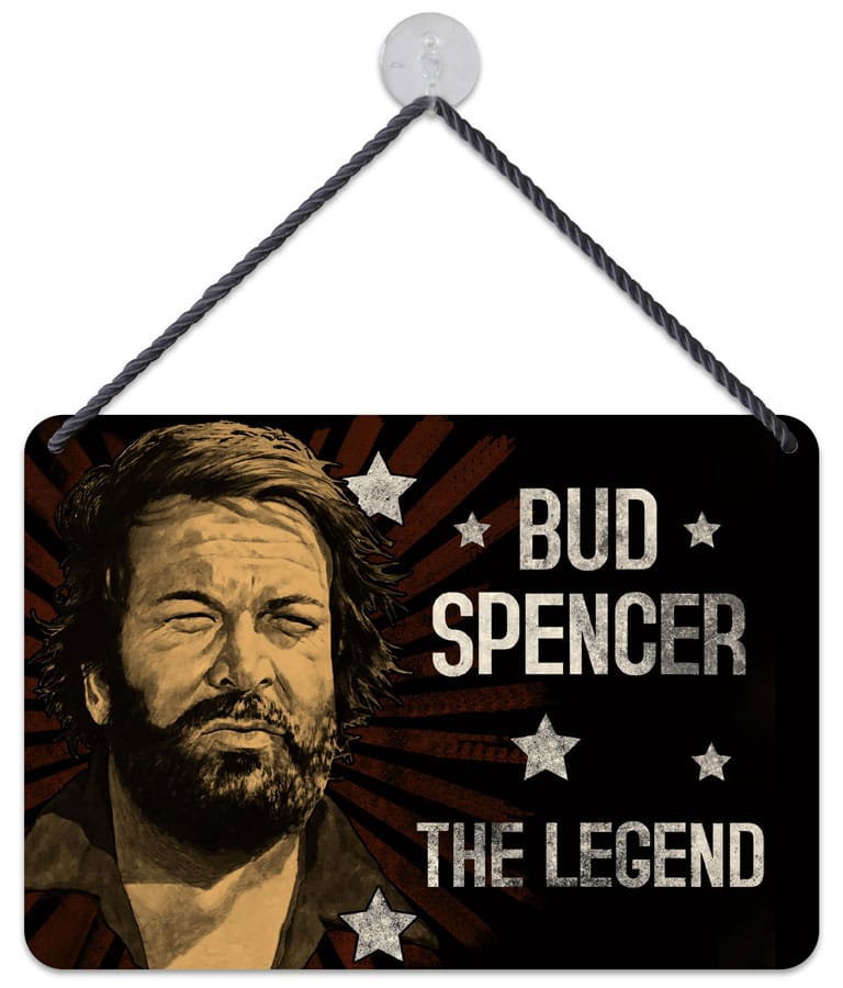 Bud Spencer Tin Sign The Legend 16,5 x 11,5 cm - MangaShop.ro