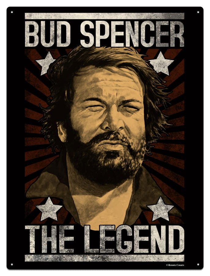 Bud Spencer Tin Sign The Legend 30 x 40 cm - MangaShop.ro