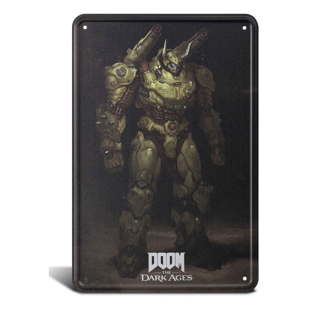 Doom The Dark Ages Metal Sign Atlan 20 x 30 cm - MangaShop.ro