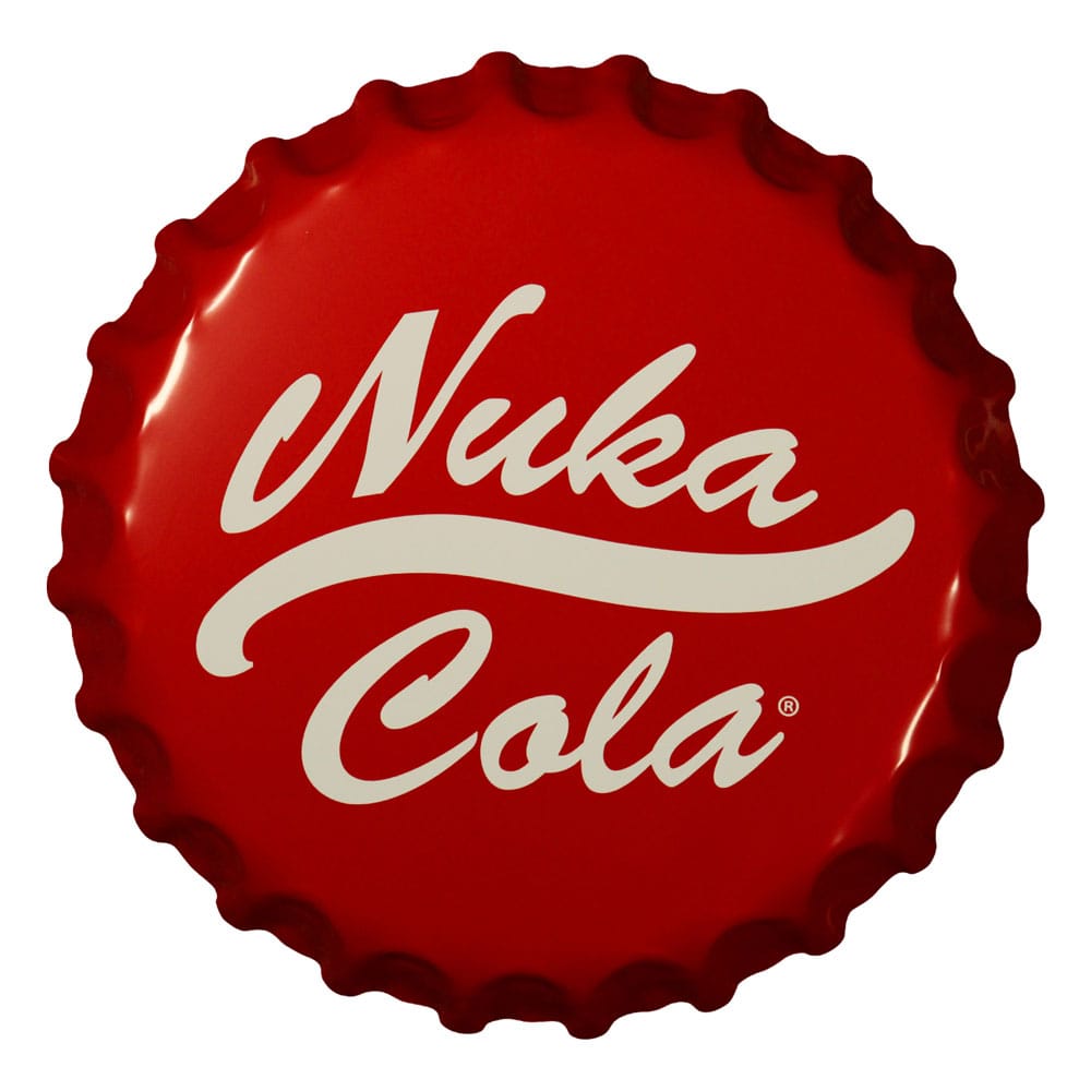 Fallout Tin Sign Nuka-Cola Bottle Cap - MangaShop.ro