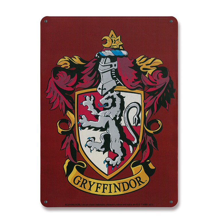 Harry Potter Tin Sign Gryffindor 15 x 21 cm - MangaShop.ro