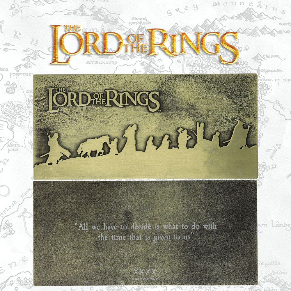 Lord of the Rings The Fellowship Plaque Limited Edition - MangaShop.ro