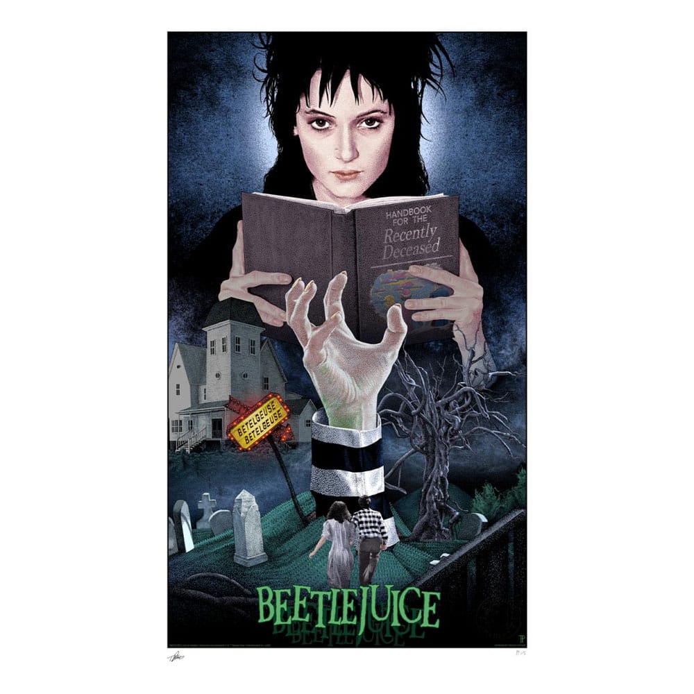 Beetlejuice Art Print Beetlejuice, Beetlejuice, Beetlejuice! 41 x 61 cm - unframed - MangaShop.ro