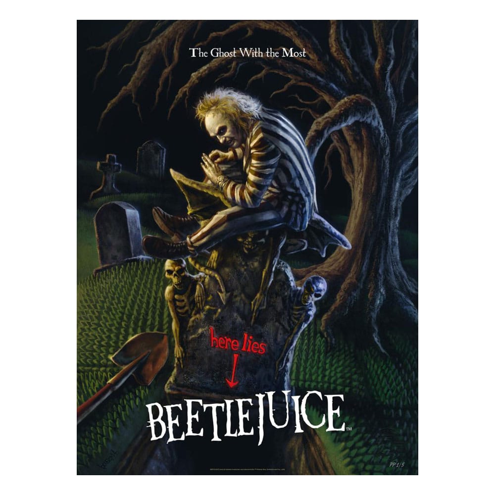 Beetlejuice Art Print The Ghost With the Most 41 x 61 cm - unframed - MangaShop.ro