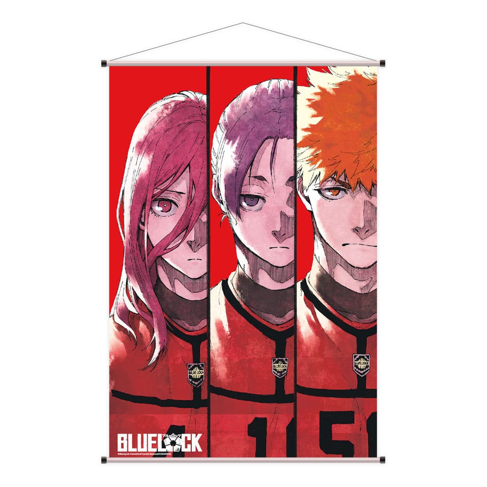 Blue Lock Wallscroll Team Red 60 x 90 cm - MangaShop.ro