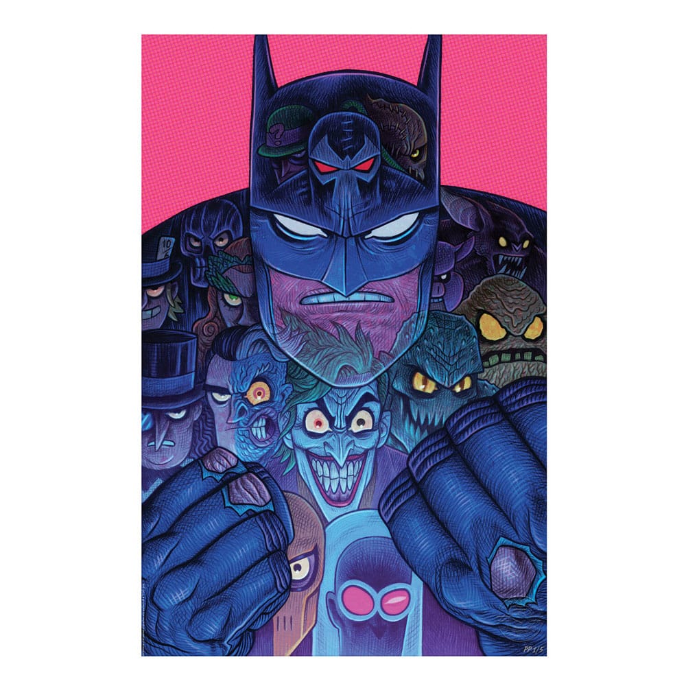 DC Comics Art Print Batman & The Rogues Gallery 41 x 61 cm - unframed - MangaShop.ro