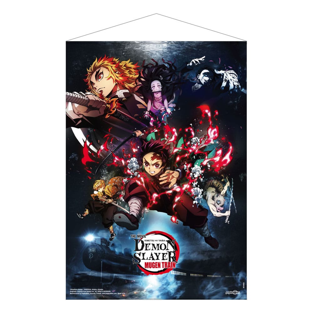 Demon Slayer: Kimetsu no Yaiba Wallscroll Mugen Train Key Visual 50 x 70 cm - MangaShop.ro