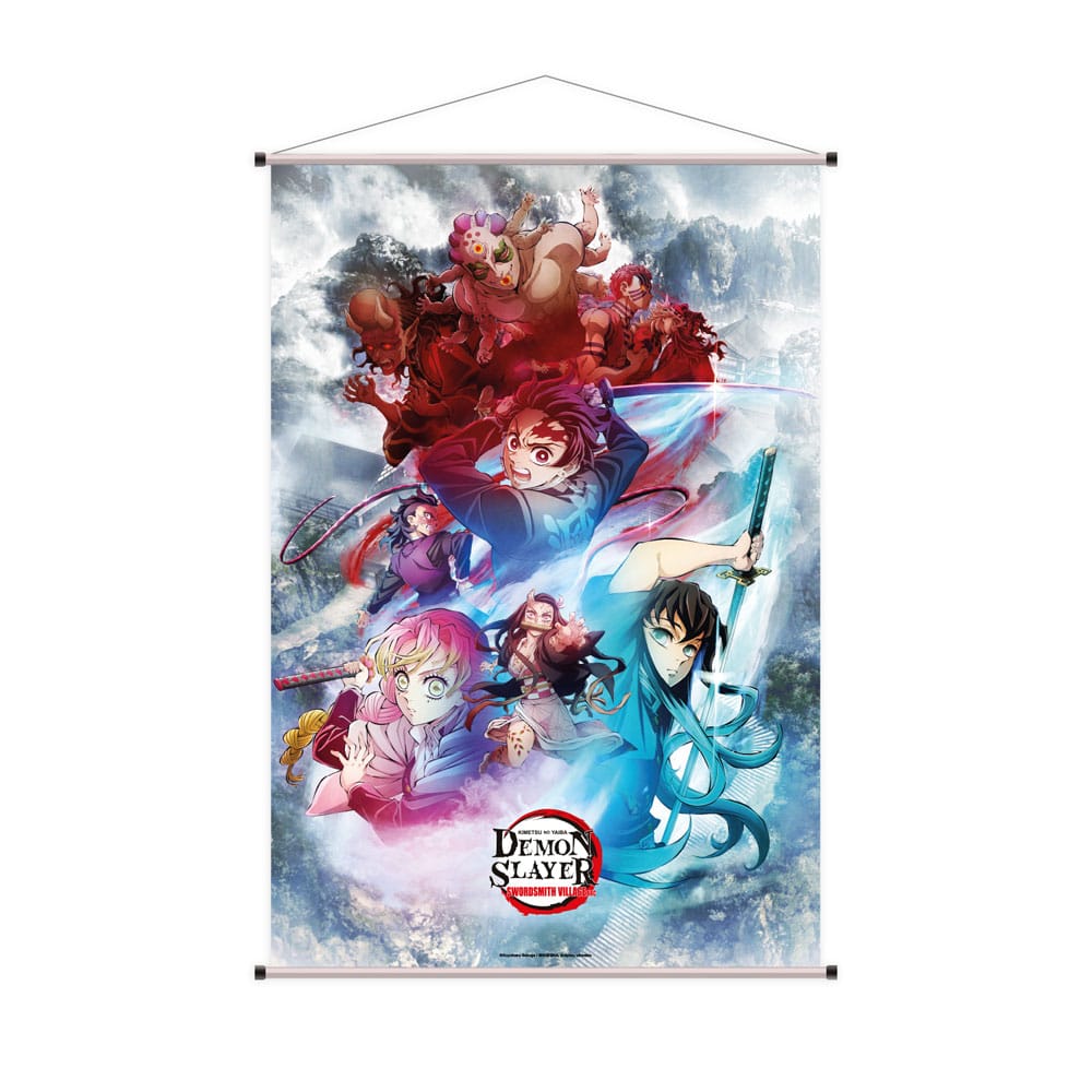 Demon Slayer Wallscroll Swordsmith Village Arc Ver. A 60 x 90 cm - MangaShop.ro