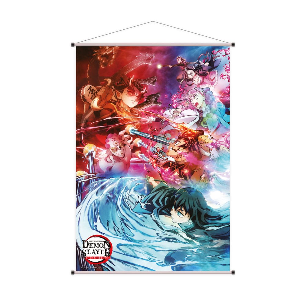 Demon Slayer Wallscroll Swordsmith Village Arc Ver. B 60 x 90 cm - MangaShop.ro