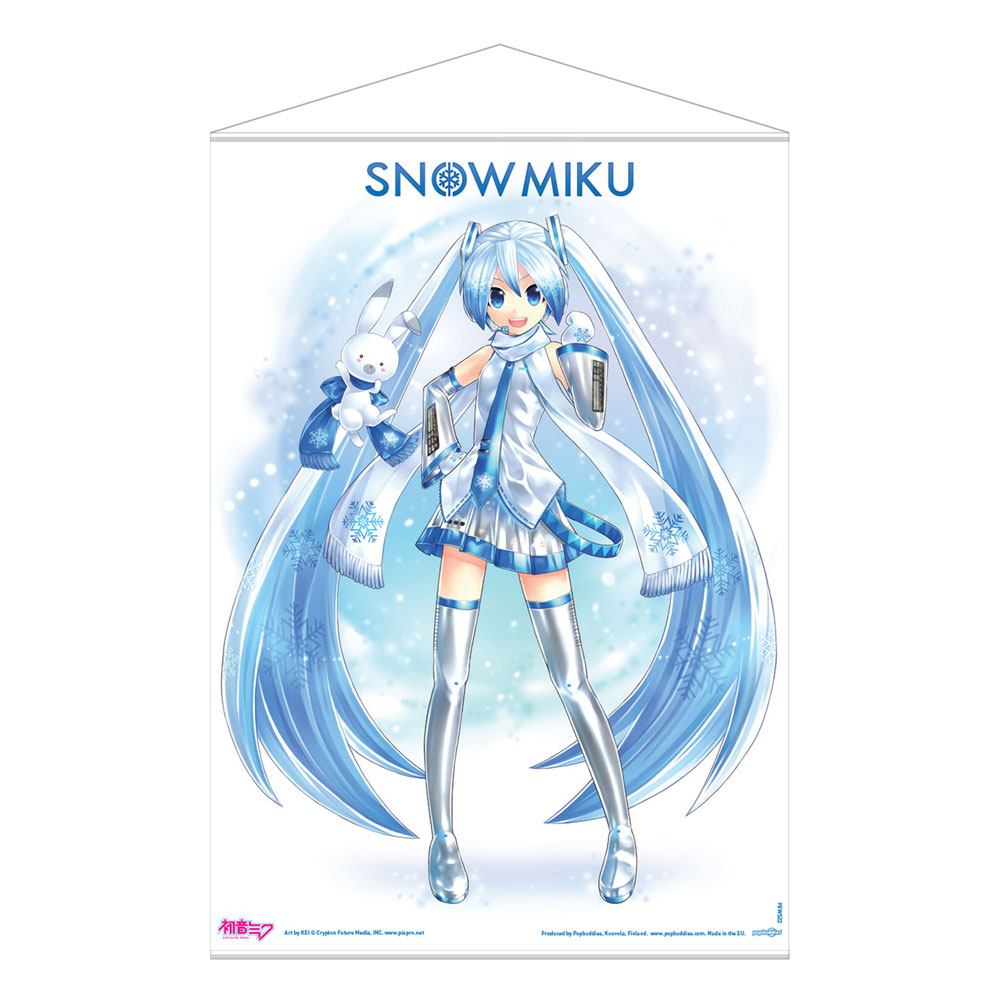 Hatsune Miku Wallscroll Snow Miku 50 x 70 cm - MangaShop.ro