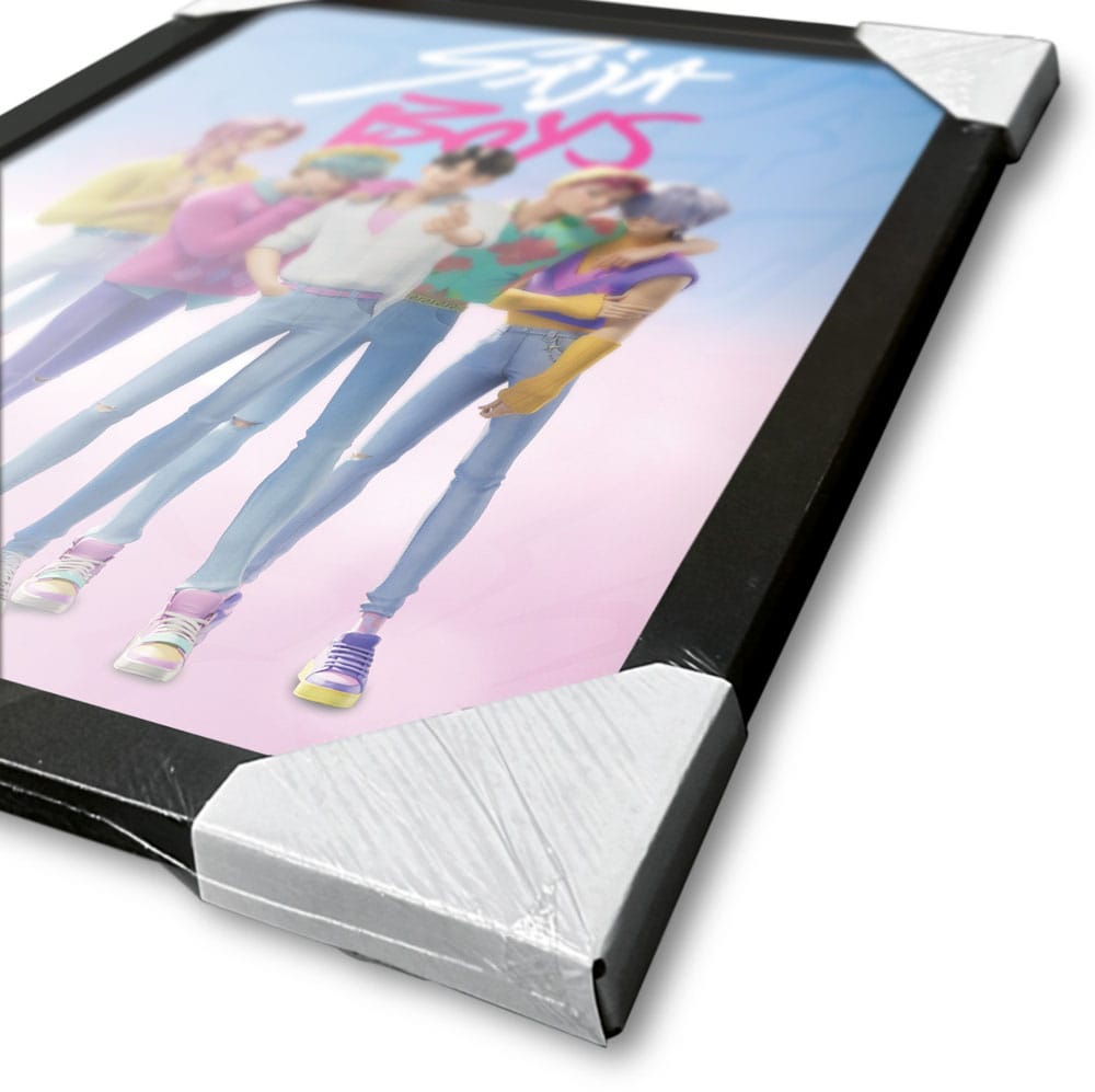 KPop Demon Hunters Collector Print Framed Poster Saja Boys - MangaShop.ro