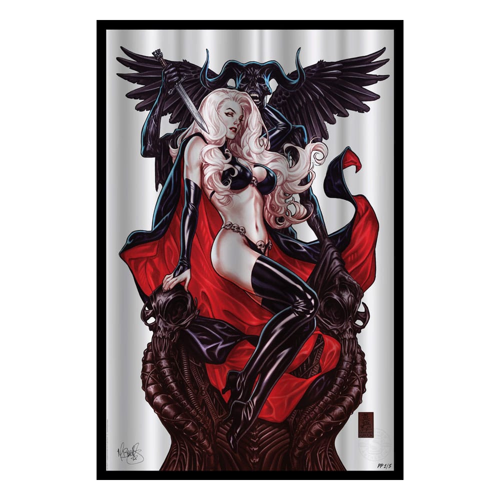 Lady Death Art Print Blasphemy Anthem 41 x 61 cm - unframed - MangaShop.ro