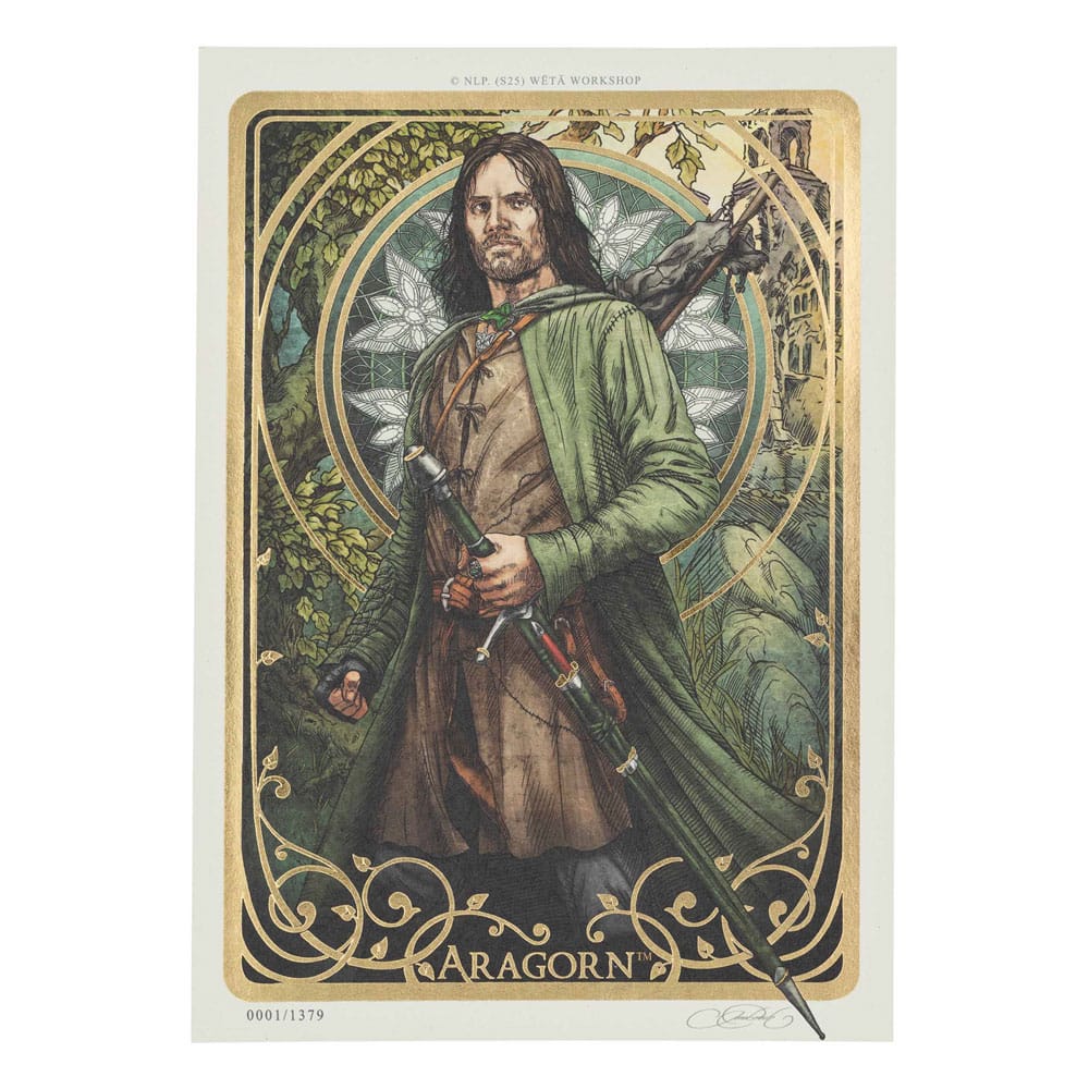Lord of the Rings Art Print Aragorn Art Card 14 x 21 cm Limited Edition - MangaShop.ro